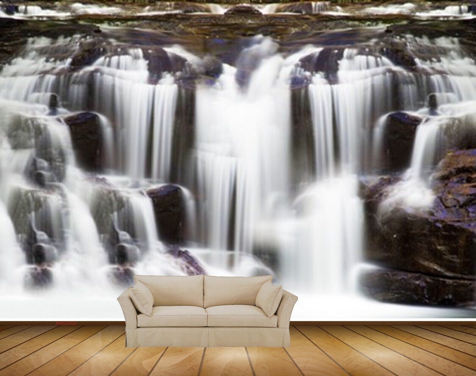 Avikalp MWZ2432 Mountains WaterfallsPond River Lake Water HD Wallpaper