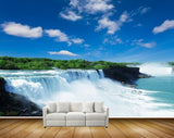 Avikalp MWZ2501 Clouds Trees Waterfalls Pond River Lake Water HD Wallpaper
