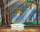 Avikalp MWZ2504 Sunlight Trees Grass Sand HD Wallpaper