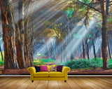 Avikalp MWZ2504 Sunlight Trees Grass Sand HD Wallpaper