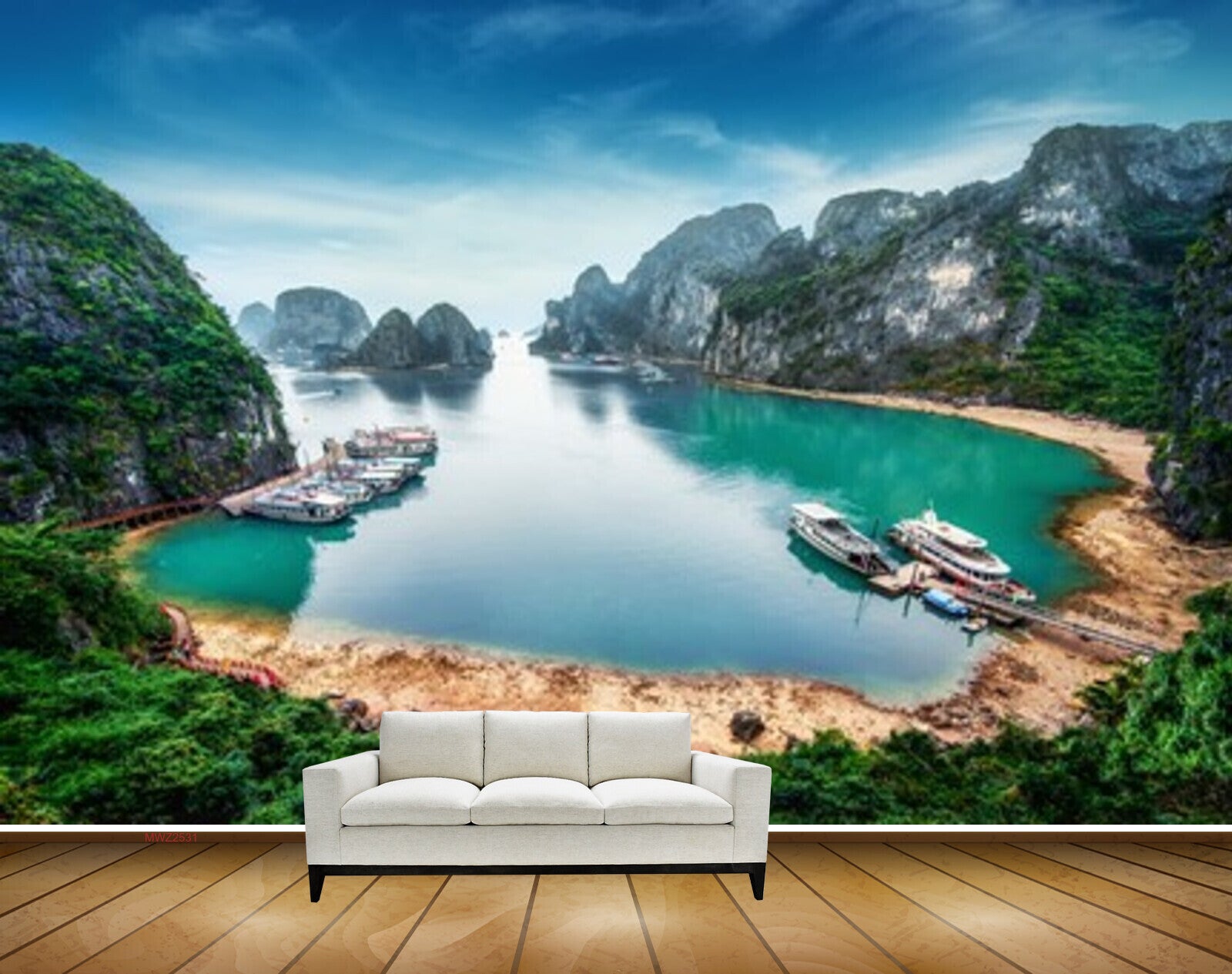 Avikalp MWZ2531 Mountains Boats Pond River Lake Water Trees Water Lake HD Wallpaper
