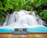 Avikalp MWZ2540 Trees Waterfalls River Water Pond Forest HD Wallpaper