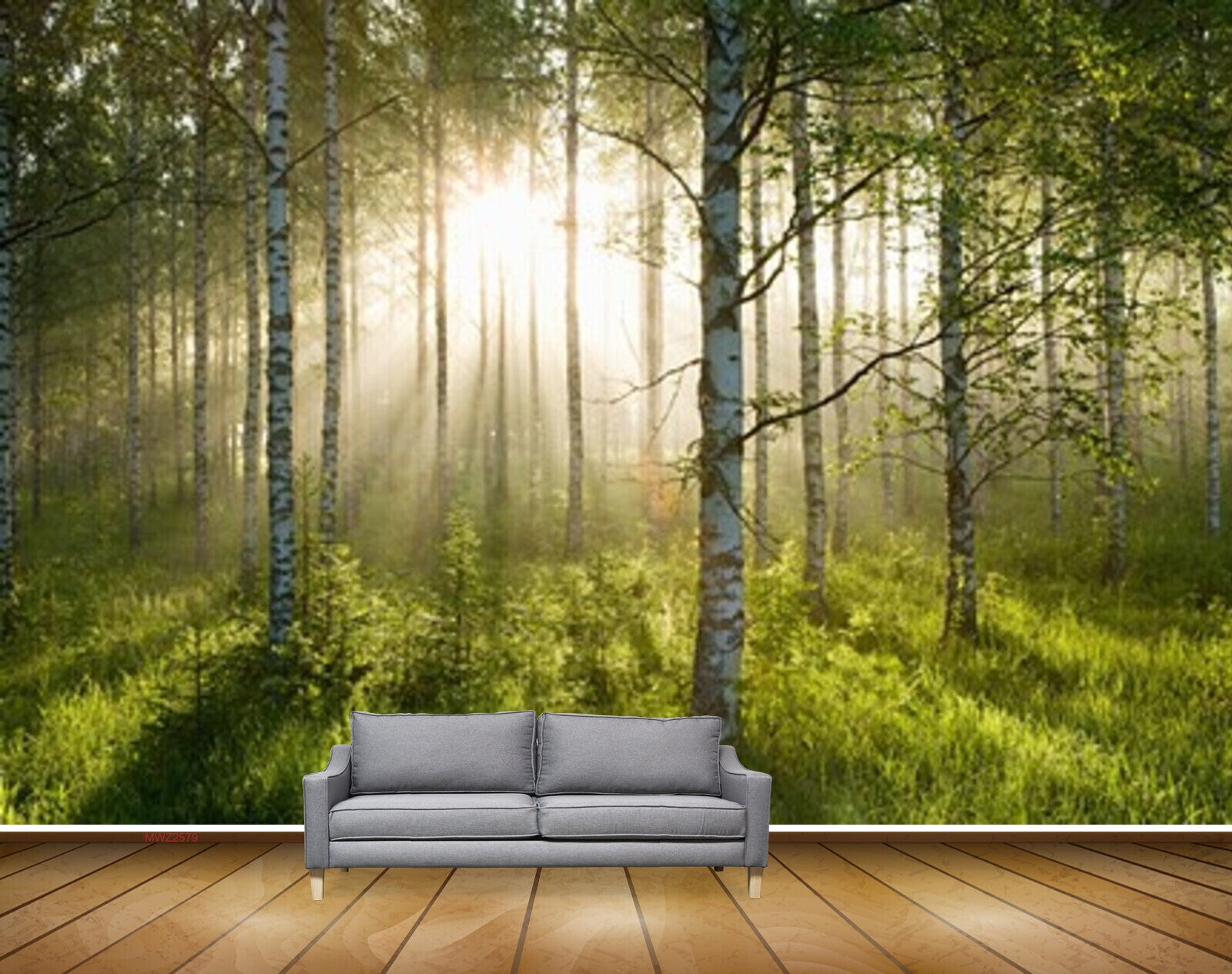 Avikalp MWZ2579 Sunlight Trees Grass Forest HD Wallpaper