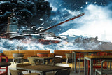 Avikalp MWZ2974 Fighter Tank HD Wallpaper for Cafe Restaurant