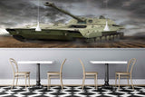 Avikalp MWZ2976 Fighter Tank HD Wallpaper for Cafe Restaurant