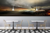 Avikalp MWZ2977 Fighter Tank HD Wallpaper for Cafe Restaurant