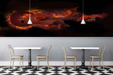 Avikalp MWZ2978 Guitar Firing HD Wallpaper for Cafe Restaurant