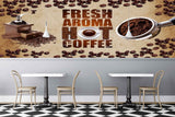 Avikalp MWZ2982 Coffee Beans Powder Cafe HD Wallpaper for Cafe Restaurant