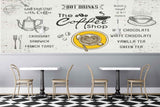 Avikalp MWZ2999 Coffee Shop Cup Jug Chocolates HD Wallpaper for Cafe Restaurant