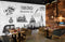 Avikalp MWZ3011 Shang Ha Car Building Telephone Clock HD Wallpaper for Cafe Restaurant