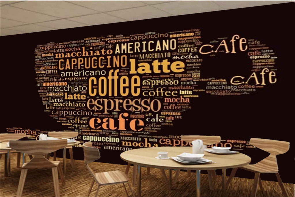 Avikalp MWZ3013 Coffee Cappuccino Expresso Cafe HD Wallpaper for Cafe ...