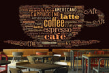 Avikalp MWZ3013 Coffee Cappuccino Expresso Cafe HD Wallpaper for Cafe Restaurant