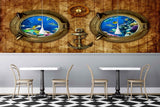 Avikalp MWZ3014 Arrow Chakra Fishes Stones HD Wallpaper for Cafe Restaurant