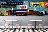 Avikalp MWZ3016 Los Angeles Vehicle HD Wallpaper for Cafe Restaurant