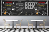 Avikalp MWZ3017 Beer Lager Barbeque Cate HD Wallpaper for Cafe Restaurant
