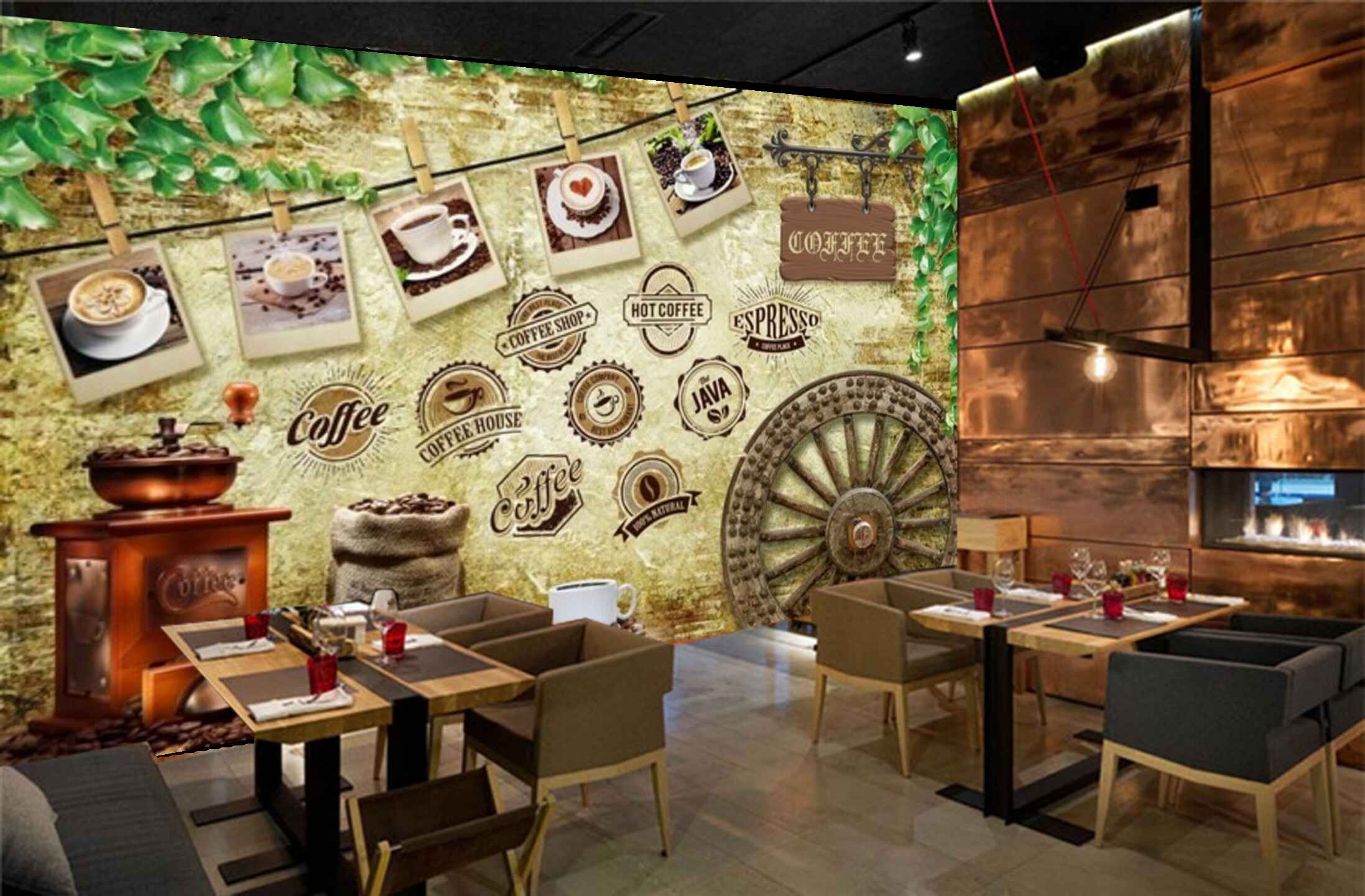 Avikalp MWZ3021 Coffee Shop Java Espresso Hot Coffee Beans HD Wallpape ...