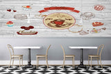 Avikalp MWZ3045 Coffee Chocolate Cup Cakes HD Wallpaper for Cafe Restaurant