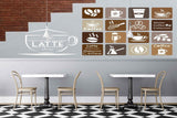 Avikalp MWZ3046 Latte Shop Coffee Cappuccino Jug Cups HD Wallpaper for Cafe Restaurant