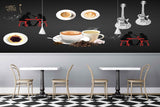 Avikalp MWZ3054 Cafe Coffee Couples Guitar HD Wallpaper for Cafe Restaurant