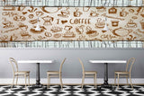 Avikalp MWZ3070 Coffee Americano Espresso Lattee Mocha HD Wallpaper for Cafe Restaurant