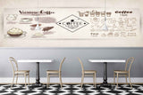 Avikalp MWZ3073 Viennese Coffee Tea Time HD Wallpaper for Cafe Restaurant