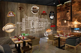 Avikalp MWZ3075 Cappuccino Coffeee Latte Beans HD Wallpaper for Cafe Restaurant