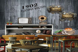 Avikalp MWZ3087 Flatiron Building Coffee Cup HD Wallpaper for Cafe Restaurant