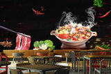 Avikalp MWZ3117 Meat Herbs Chilli Hot Food HD Wallpaper for Cafe Restaurant