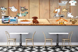 Avikalp MWZ3121 Pets Cats Kennel Food Pedigree HD Wallpaper for Cafe Restaurant