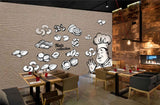 Avikalp MWZ3127 Chef Nuts Collection Cashews Walnuts HD Wallpaper for Cafe Restaurant