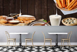 Avikalp MWZ3132 Milk Buns Breads Sugar HD Wallpaper for Cafe Restaurant