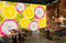 Avikalp MWZ3142 Lemon Kiwi Dragon Fruits HD Wallpaper for Cafe Restaurant