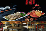 Avikalp MWZ3148 Meat Curries Spices Mirchi HD Wallpaper for Cafe Restaurant