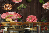 Avikalp MWZ3151 Meat BAby Corns Spices Grapes HD Wallpaper for Cafe Restaurant