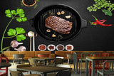 Avikalp MWZ3154 Meat Coriander Garlic Spices Mirchi HD Wallpaper for Cafe Restaurant
