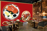 Avikalp MWZ3170 Meat Cucumber Garlic Mirchi Pickle HD Wallpaper for Cafe Restaurant