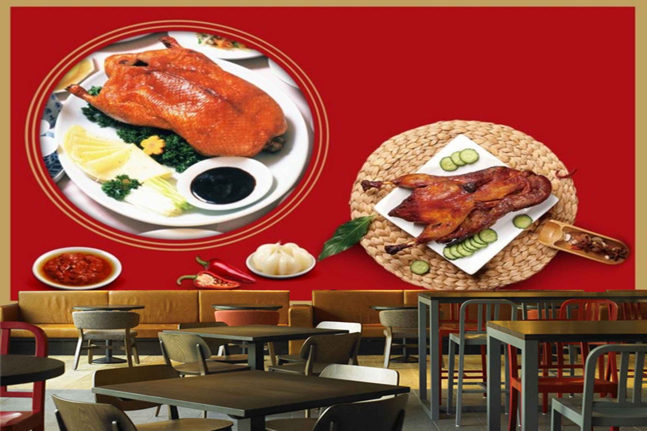 Avikalp MWZ3170 Meat Cucumber Garlic Mirchi Pickle HD Wallpaper for Cafe Restaurant