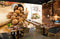 Avikalp MWZ3174 Walnuts Cutter Bucket Table HD Wallpaper for Cafe Restaurant