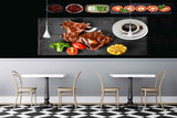 Avikalp MWZ3177 Meat Tomatoes Herbs Tea HD Wallpaper for Cafe Restaurant