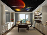 Avikalp MWZ3216 Planets Earth Sun Stars HD Wallpaper for Ceiling