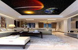 Avikalp MWZ3216 Planets Earth Sun Stars HD Wallpaper for Ceiling