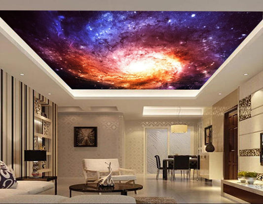 Avikalp MWZ3221 Galaxy Sun Stars HD Wallpaper for Ceiling