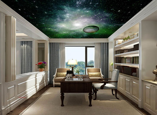 Avikalp MWZ3226 Solar System Galaxy Globe HD Wallpaper for Ceiling