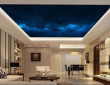 Avikalp MWZ3231 Blue Black Sky Stars HD Wallpaper for Ceiling