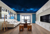 Avikalp MWZ3231 Blue Black Sky Stars HD Wallpaper for Ceiling