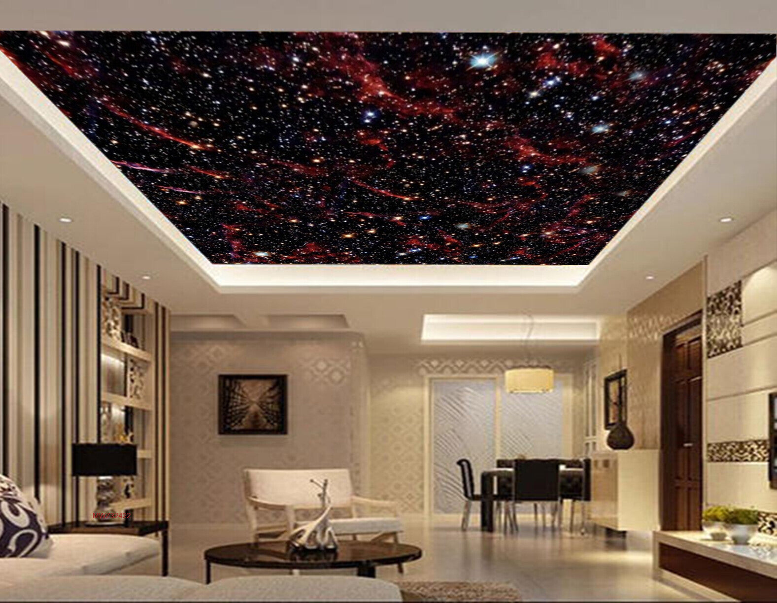 Avikalp MWZ3242 Stars Sky Galaxy HD Wallpaper for Ceiling