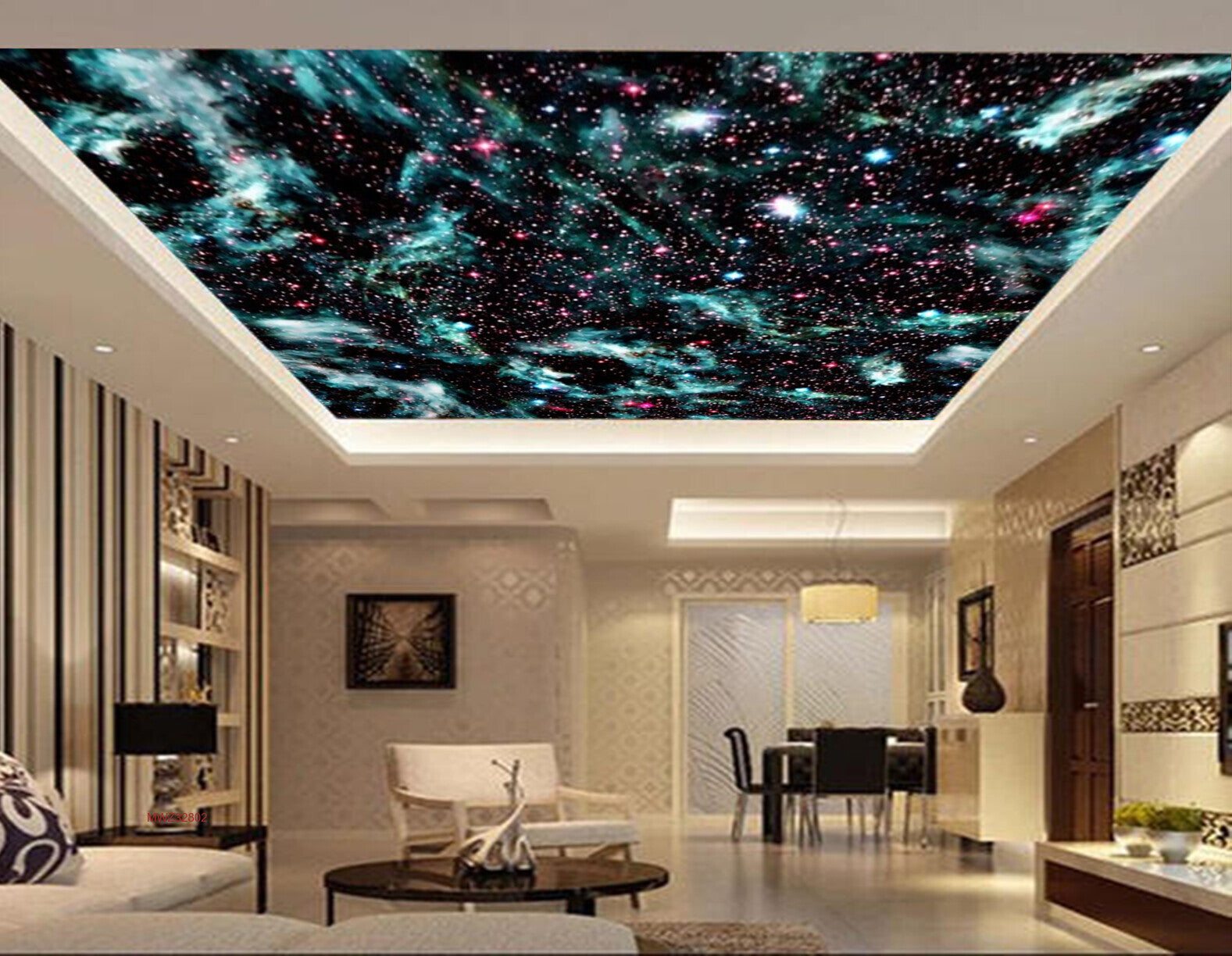 Avikalp MWZ3280 Stars Galaxy HD Wallpaper for Ceiling