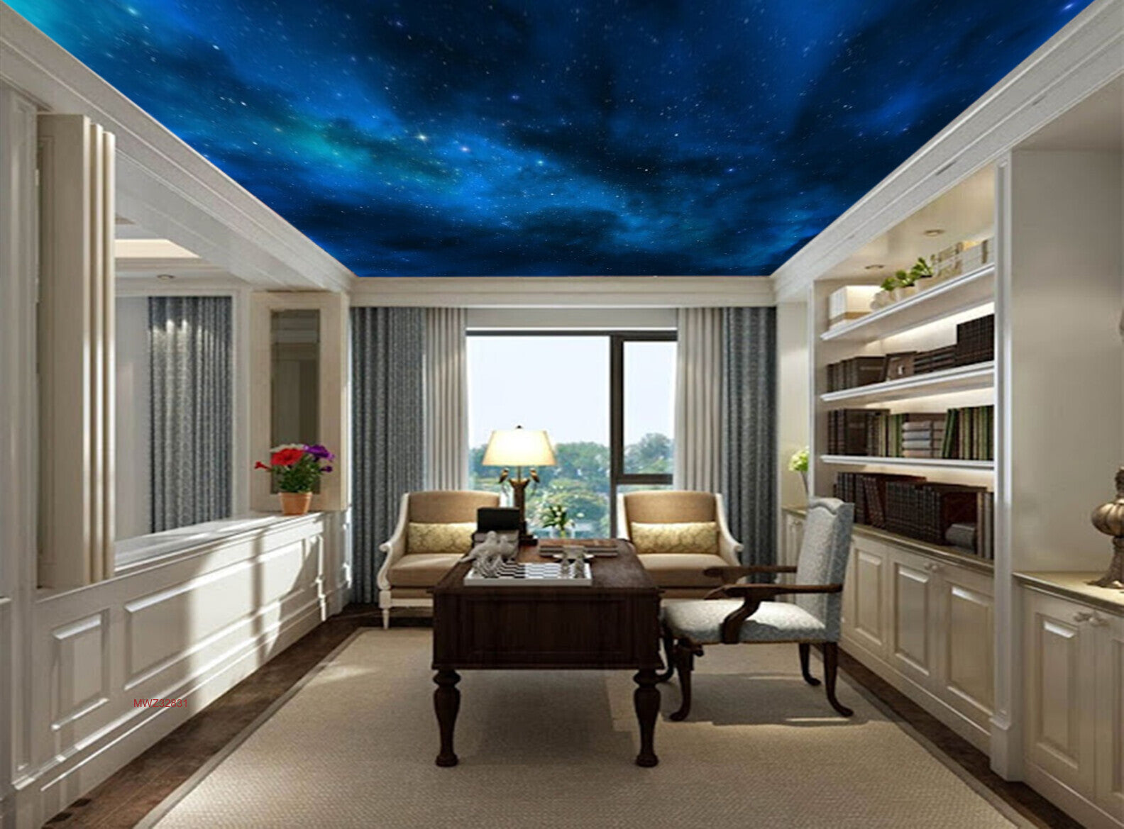 Avikalp MWZ3283 Sky Stars Galaxy HD Wallpaper for Ceiling