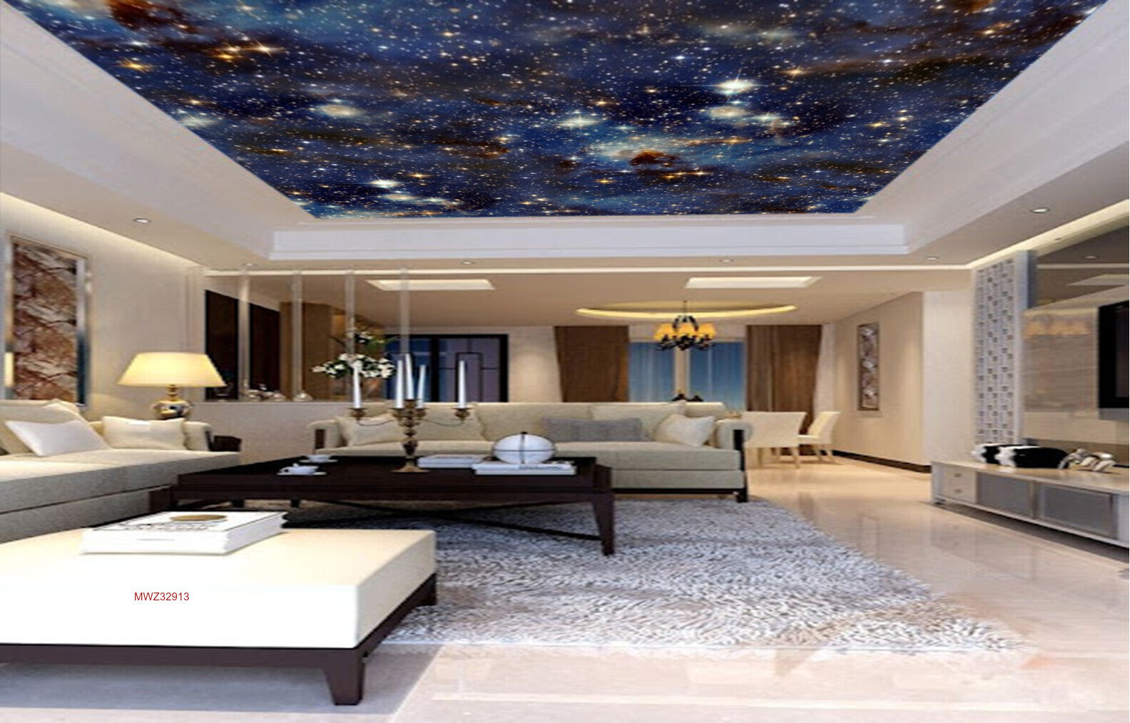 Avikalp MWZ3291 Stars Galaxy Space HD Wallpaper for Ceiling