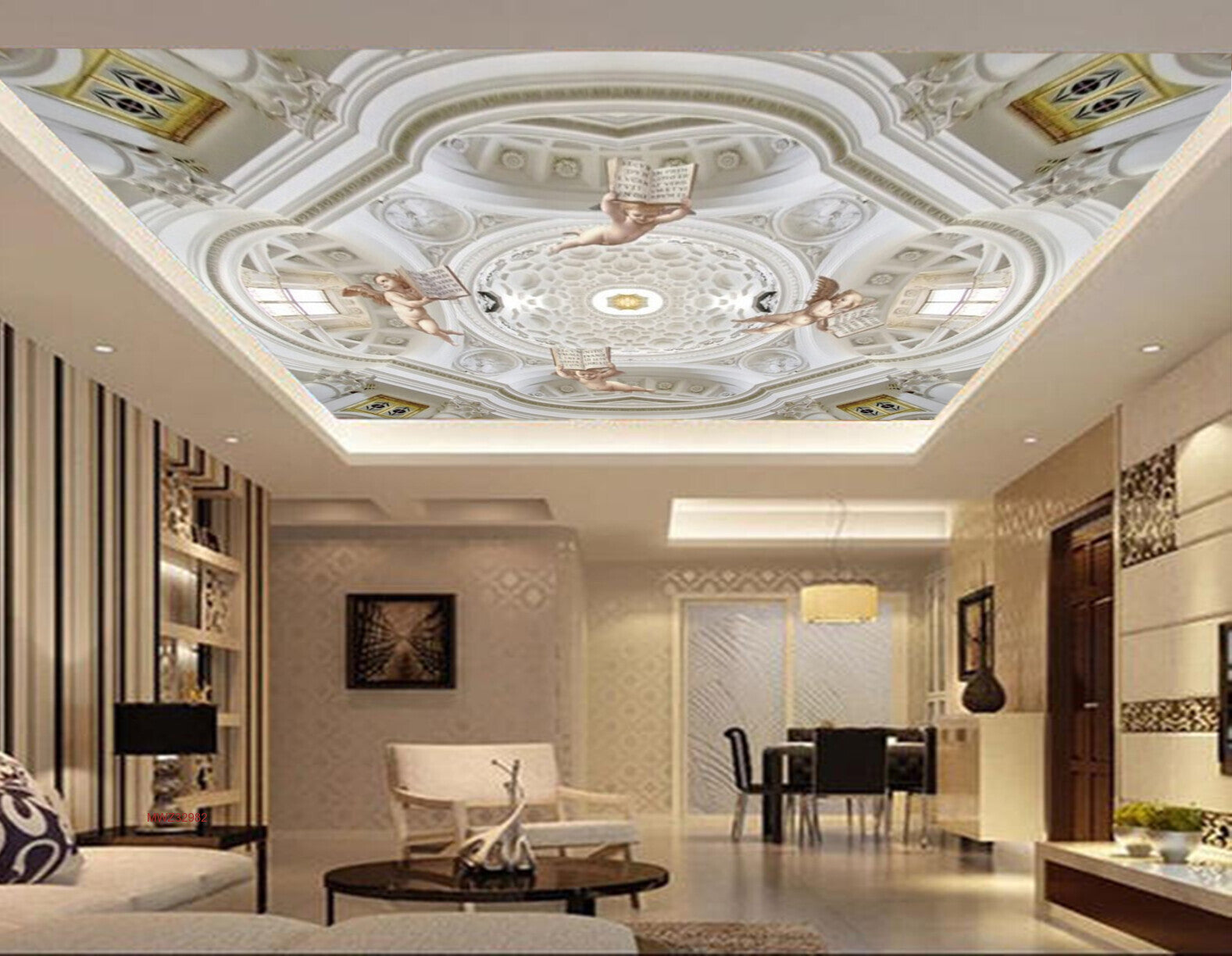Avikalp MWZ3298 Palace Kids Monuments HD Wallpaper for Ceiling